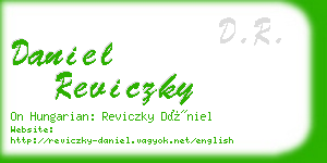 daniel reviczky business card